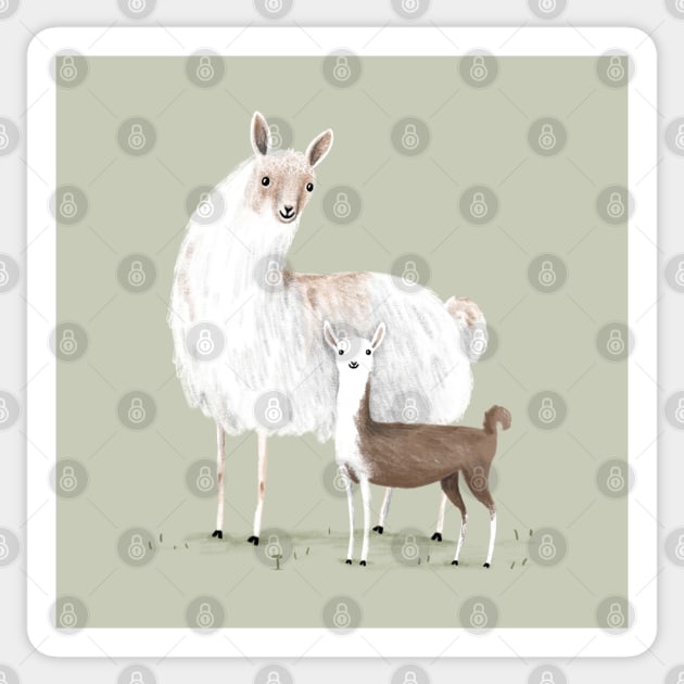 Llama Mama Sticker by Sophie Corrigan